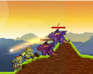 Battle of orcs halloween HTML5 játék