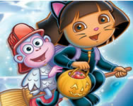 Dora the explorer this is halloween online játék