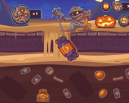 Mummy candies halloween HTML5 játék