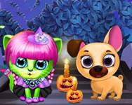 Scary makeover halloween pet salon halloween HTML5 játék